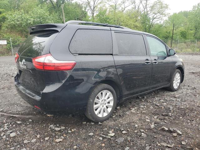 5TDDK3DC2FS126562 - 2015 TOYOTA SIENNA XLE 黑色 照片 3