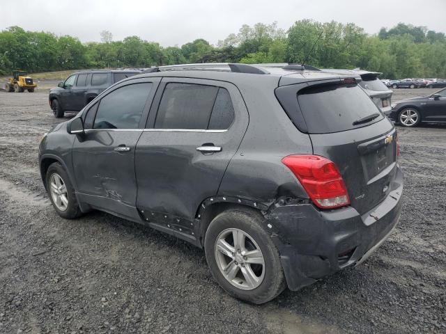 3GNCJLSB5KL343054 - 2019 CHEVROLET TRAX 1LT ნაცრისფერი ფოტო 2