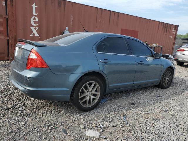 3FAHP0JA0CR254016 - 2012 FORD FUSION SEL TEAL photo 3