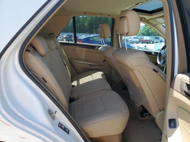 4JGBB8GB5BA747224 - 2011 MERCEDES-BENZ ML 350 4MATIC WHITE photo 10
