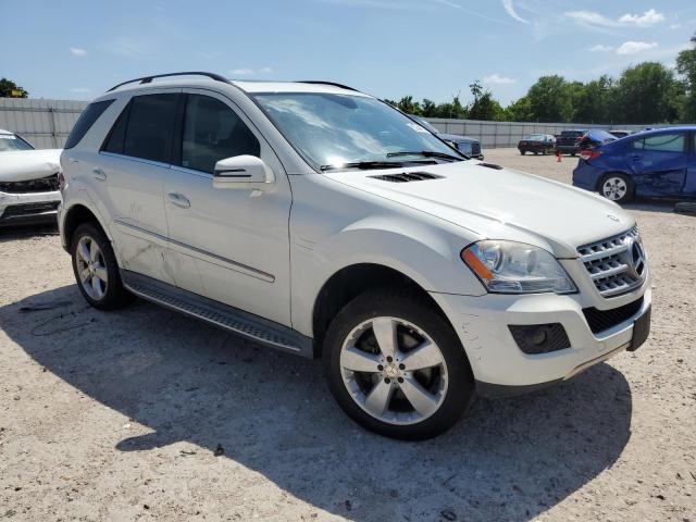 4JGBB8GB5BA747224 - 2011 MERCEDES-BENZ ML 350 4MATIC WHITE photo 4