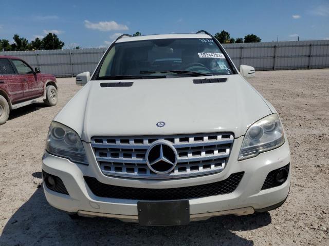 4JGBB8GB5BA747224 - 2011 MERCEDES-BENZ ML 350 4MATIC WHITE photo 5