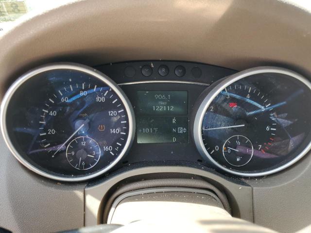 4JGBB8GB5BA747224 - 2011 MERCEDES-BENZ ML 350 4MATIC WHITE photo 9