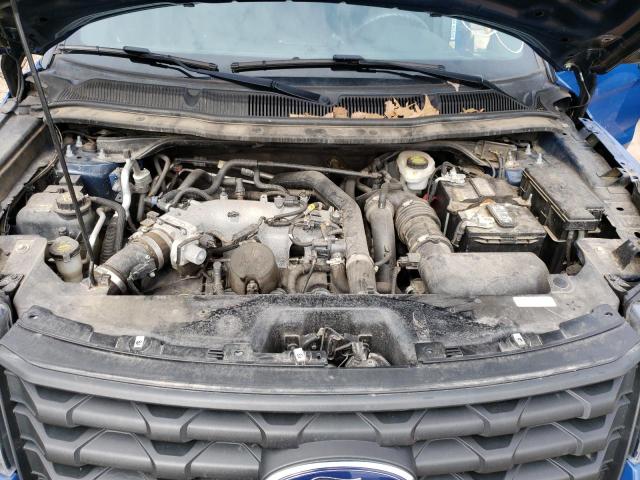 1FM5K8AT4HGC26774 - 2017 FORD EXPLORER POLICE INTERCEPTOR 蓝色 照片 12