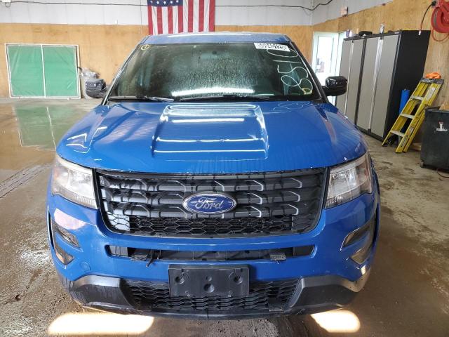 1FM5K8AT4HGC26774 - 2017 FORD EXPLORER POLICE INTERCEPTOR 蓝色 照片 5
