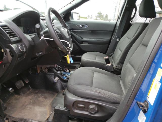 1FM5K8AT4HGC26774 - 2017 FORD EXPLORER POLICE INTERCEPTOR 蓝色 照片 7