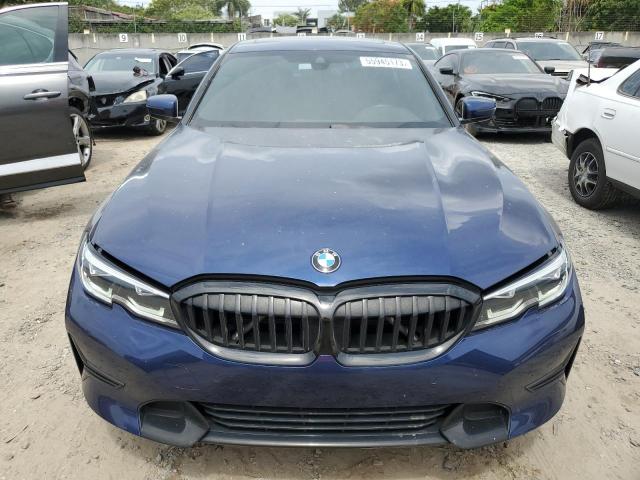 3MW5R1J02L8B30367 - 2020 BMW 330I BLUE photo 5