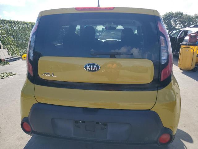 KNDJP3A50F7117640 - 2015 KIA SOUL + YELLOW photo 6