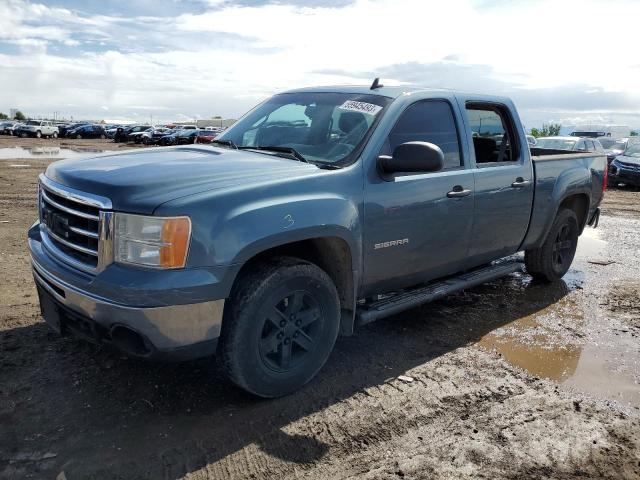 3GTP2VE75DG321321 - 2013 GMC SIERRA K1500 SLE GRAY photo 1