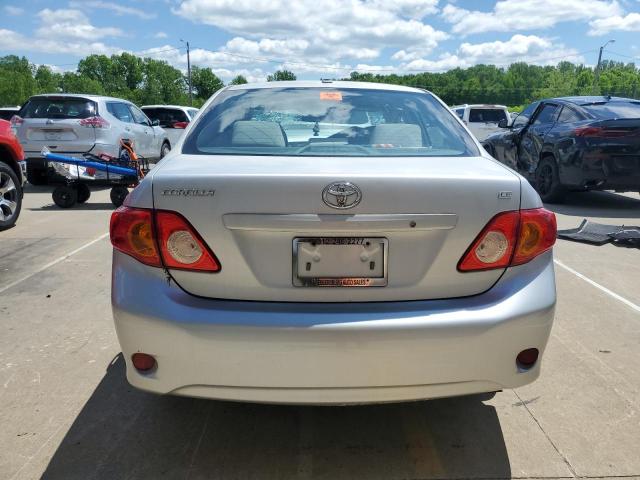 1NXBU40E79Z110951 - 2009 TOYOTA COROLLA BASE SILVER photo 6
