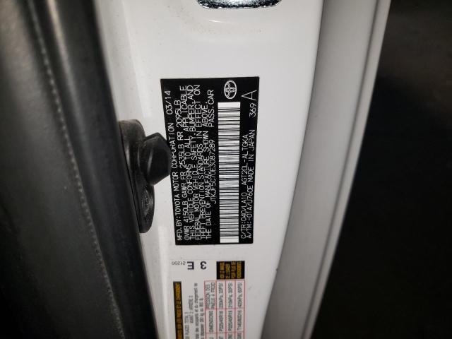 JTKJF5C70E3087289 - 2014 TOYOTA SCION TC WHITE photo 12