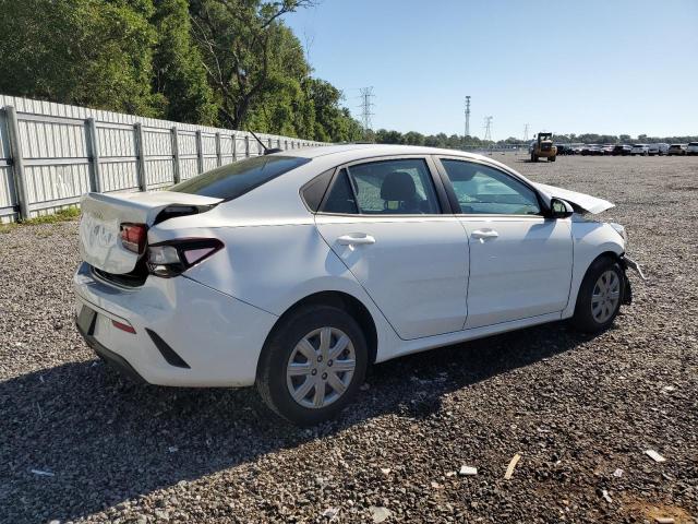 3KPA24AD7NE496551 - 2022 KIA RIO LX WHITE photo 3