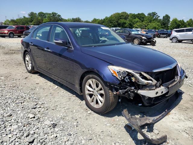 KMHGC4DD6DU225138 - 2013 HYUNDAI GENESIS 3.8L BLUE photo 4