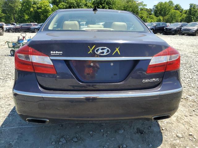 KMHGC4DD6DU225138 - 2013 HYUNDAI GENESIS 3.8L BLUE photo 6