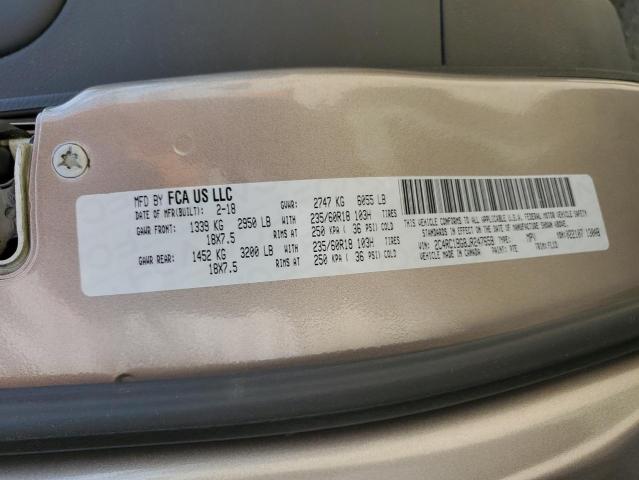 2C4RC1BG8JR247658 - 2018 CHRYSLER PACIFICA TOURING L 金色 照片 14