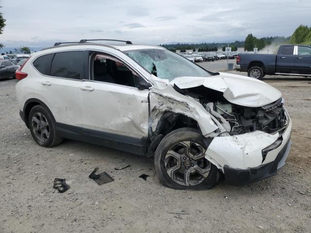 2HKRW2H87HH677945 - 2017 HONDA CR-V EXL WHITE photo 4