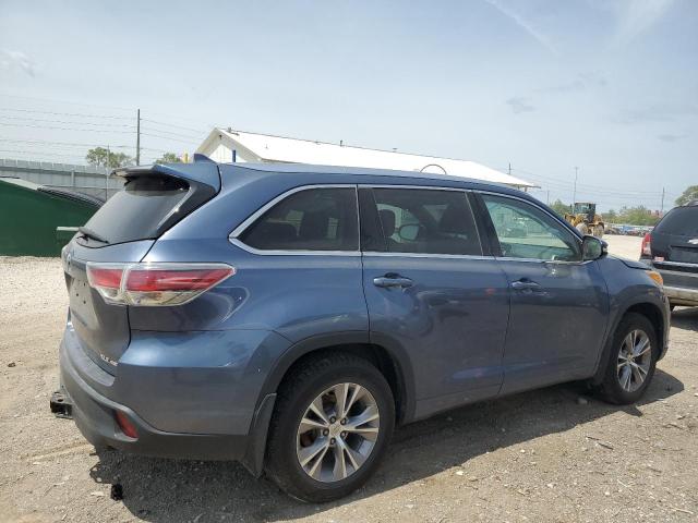 5TDJKRFH0ES029972 - 2014 TOYOTA HIGHLANDER XLE Mavi foto 3
