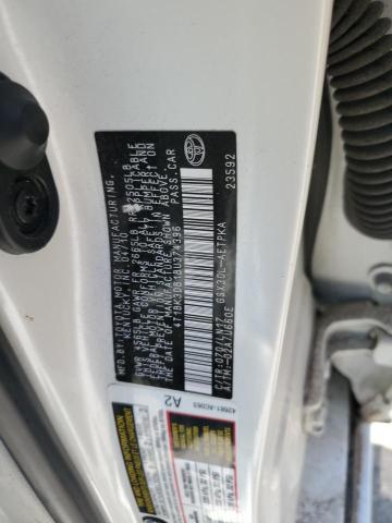 4T1BK3DB1BU374396 - 2011 TOYOTA AVALON BASE WHITE photo 12