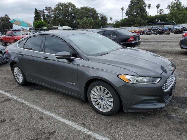 3FA6P0LUXFR144478 - 2015 FORD FUSION SE HYBRID CHARCOAL photo 4