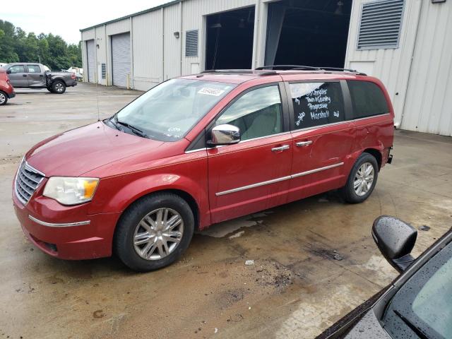 2A8HR64X68R717970 - 2008 CHRYSLER TOWN & COU LIMITED MAROON photo 1
