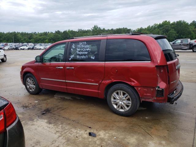 2A8HR64X68R717970 - 2008 CHRYSLER TOWN & COU LIMITED MAROON photo 2