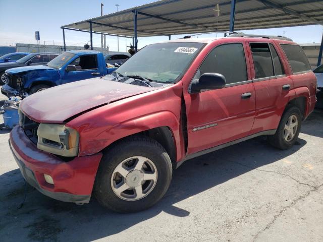 1GNDS13S132190194 - 2003 CHEVROLET TRAILBLAZE RED photo 1