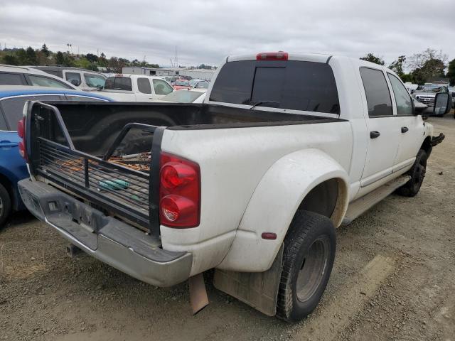 3D7MX49A67G789881 - 2007 DODGE RAM 3500 WHITE photo 3