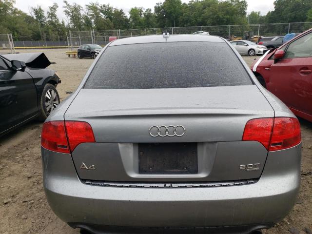 WAUDF78E06A106747 - 2006 AUDI A4 2.0T QUATTRO SILVER photo 6