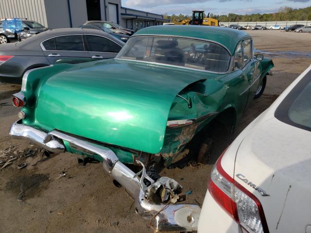 P856H24653 - 1956 PONTIAC CHIEFTAIN GREEN photo 4