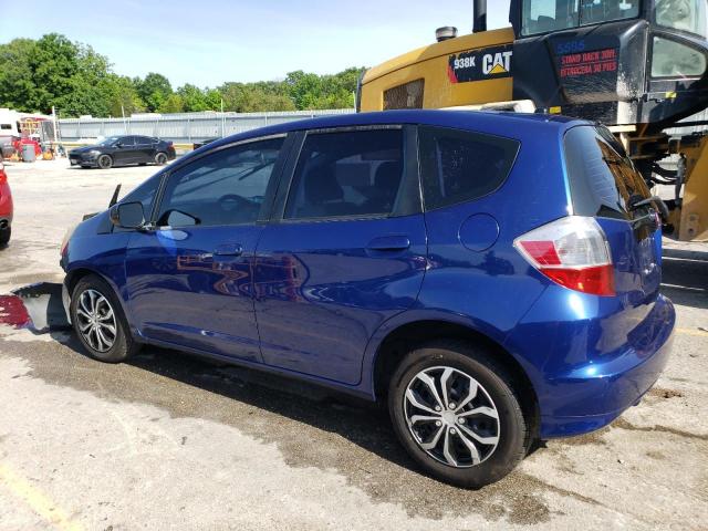 JHMGE8H27AC015341 - 2010 HONDA FIT BLUE photo 2