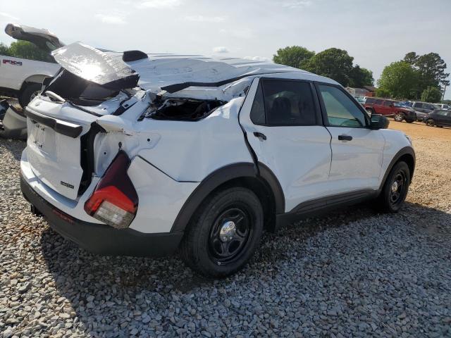 1FM5K8AC8SGA31834 - 2025 FORD EXPLORER POLICE INTERCEPTOR თეთრი ფოტო 3