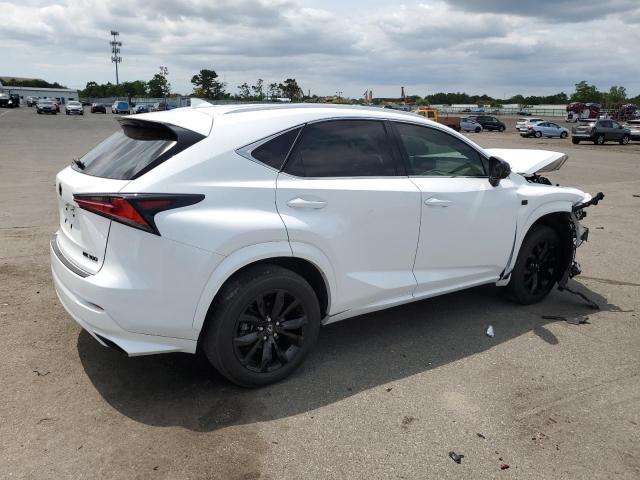 JTJSARBZ0M5026917 - 2021 LEXUS NX 300 BASE თეთრი ფოტო 3