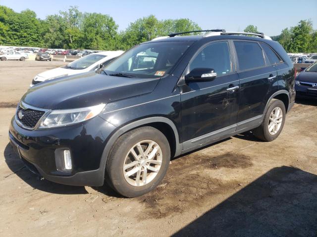 5XYKT4A63EG434280 - 2014 KIA SORENTO LX BLACK photo 1