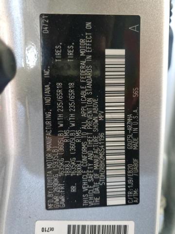 5TDHZRBH2MS541196 - 2021 TOYOTA HIGHLANDER XLE Gümüş foto 13