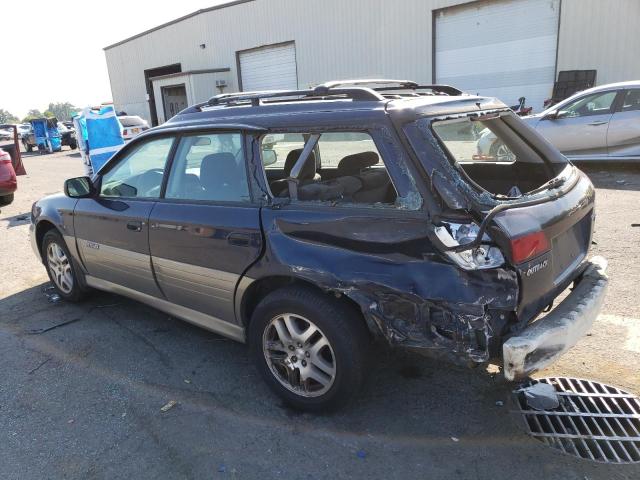 4S3BH675X47606389 - 2004 SUBARU LEGACY OUTBACK AWP 蓝色 照片 2