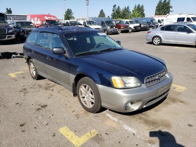 4S3BH675X47606389 - 2004 SUBARU LEGACY OUTBACK AWP 蓝色 照片 4