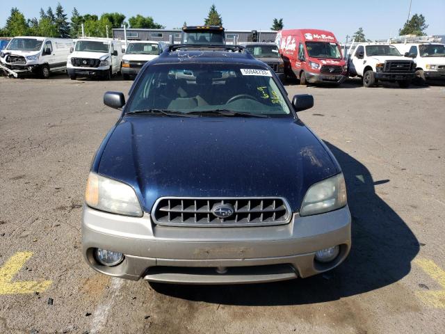 4S3BH675X47606389 - 2004 SUBARU LEGACY OUTBACK AWP 蓝色 照片 5