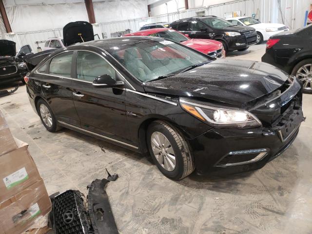 KMHE24L13GA031366 - 2016 HYUNDAI SONATA HYBRID BLACK photo 4