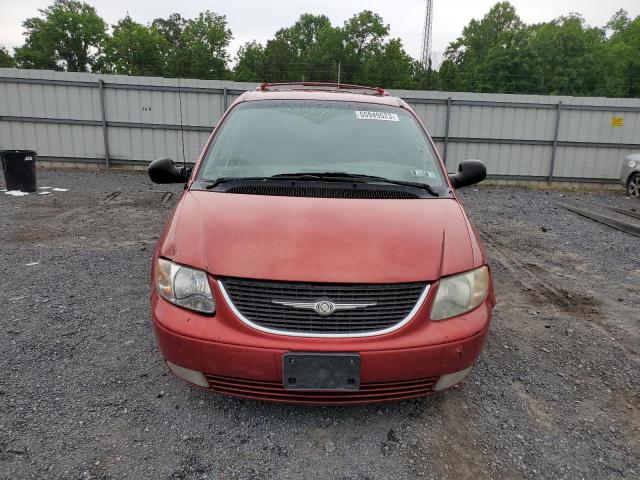 2C8GP64L12R792488 - 2002 CHRYSLER TOWN & COU LIMITED RED photo 5