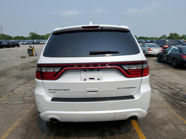 1C4RDJEG9HC601179 - 2017 DODGE DURANGO CITADEL WHITE photo 6