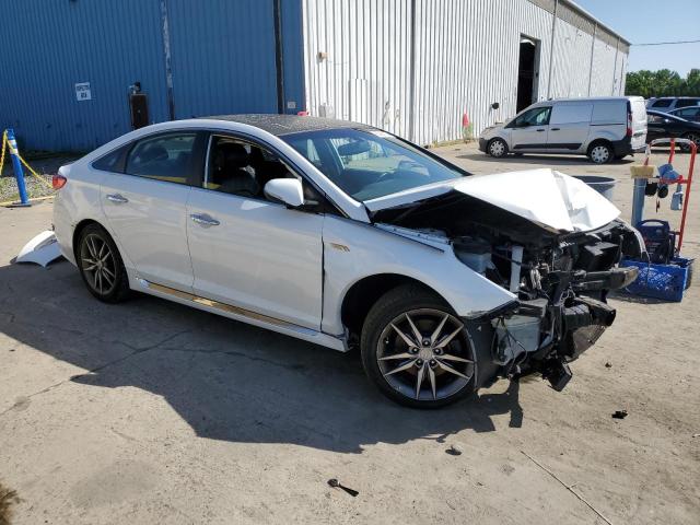 5NPE34AB3FH090194 - 2015 HYUNDAI SONATA SPORT WHITE photo 4