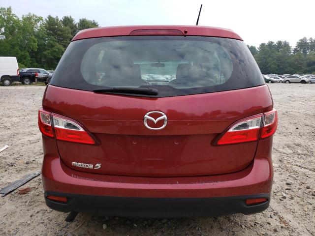 JM1CW2BL7E0166859 - 2014 MAZDA 5 SPORT RED photo 6