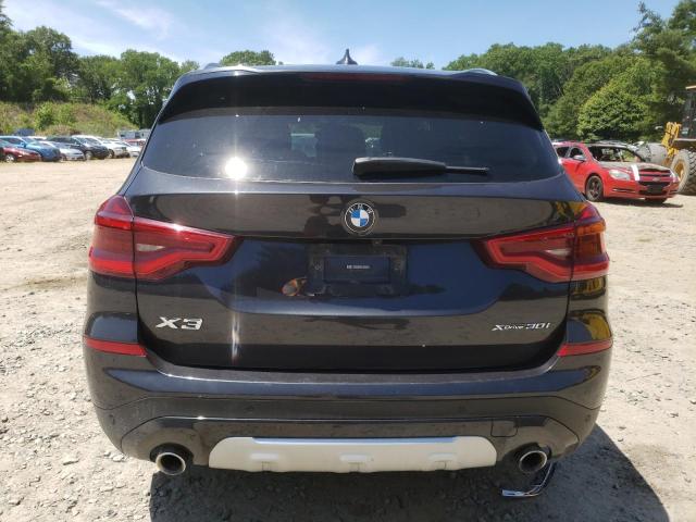 5UXTY5C03L9C48114 - 2020 BMW X3 XDRIVE30I BLACK photo 6