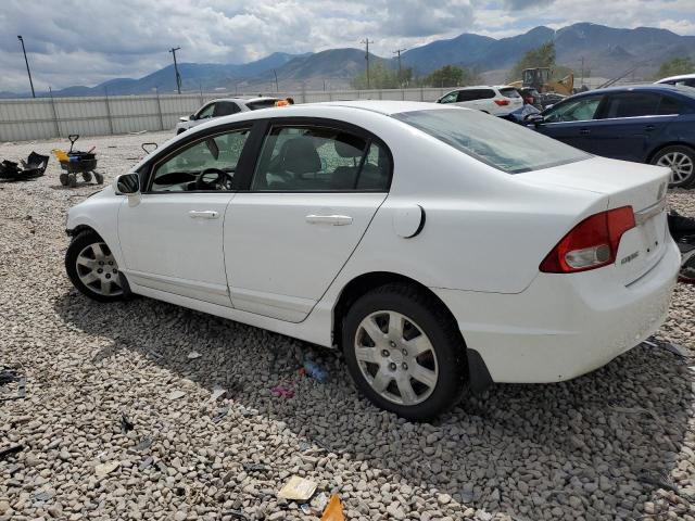 19XFA1F53AE066289 - 2010 HONDA CIVIC LX WHITE photo 2