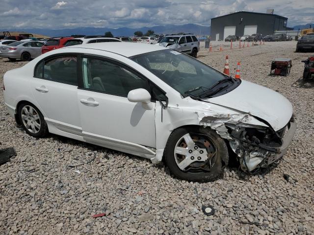 19XFA1F53AE066289 - 2010 HONDA CIVIC LX WHITE photo 4