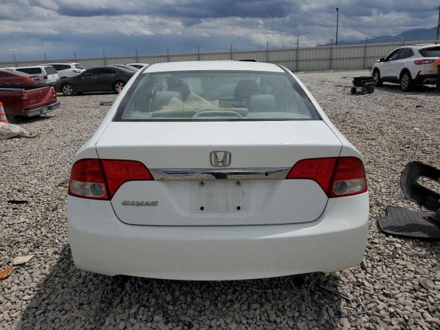 19XFA1F53AE066289 - 2010 HONDA CIVIC LX WHITE photo 6