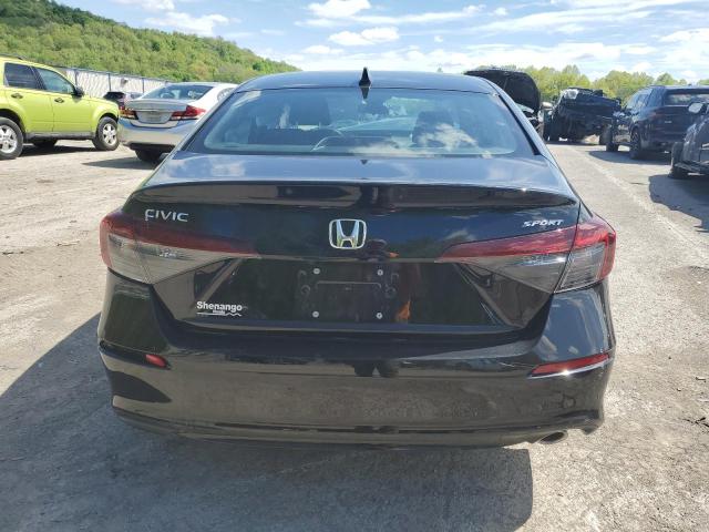 2HGFE2F57SH541279 - 2025 HONDA CIVIC SPORT BLACK photo 6