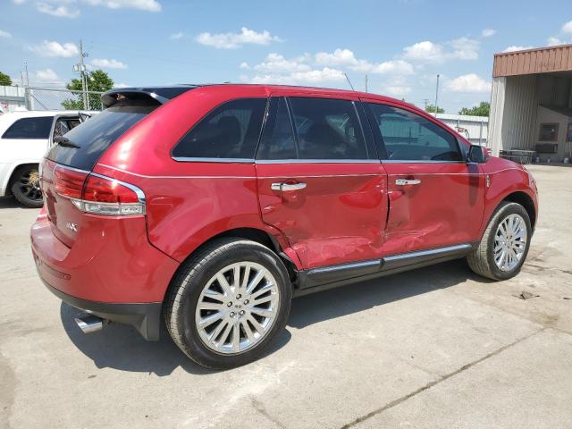 2LMDJ6JK3CBL05416 - 2012 LINCOLN MKX RED photo 3