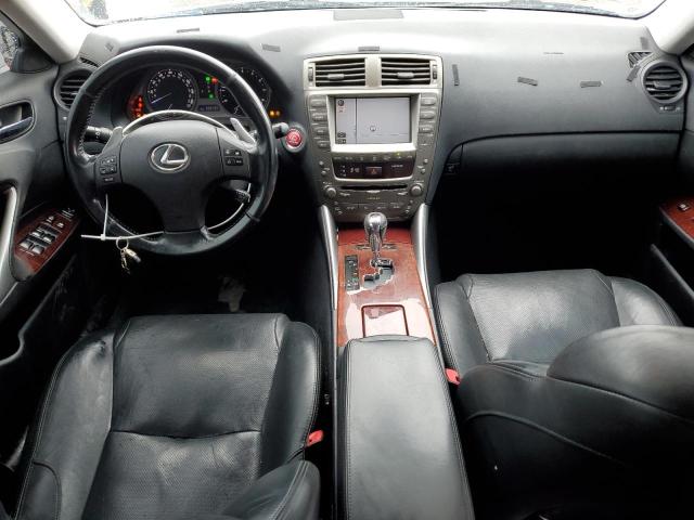 JTHBK262185054590 - 2008 LEXUS IS 250 SILVER photo 8