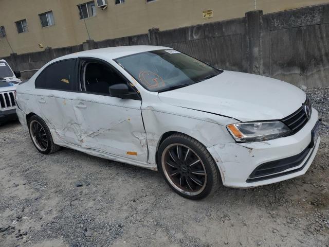 3VW2K7AJXFM305186 - 2015 VOLKSWAGEN JETTA BASE 白色 照片 4